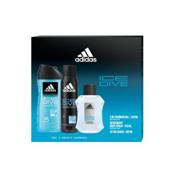 Set cadou  Ice Dive: After shave - 100 ml + Deodorant - 150 ml + Gel de dus - 250 ml