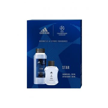 Set Cadou  Uefa Star: After Shave - 100 ml + Gel de dus - 250 ml