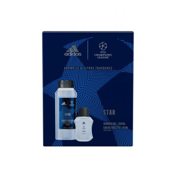 Set Cadou  Uefa Star: Apa de toaleta - 50 ml + Gel de dus - 250 ml