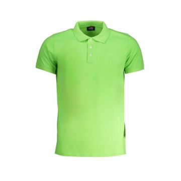 Tricou polo barbati - cu mini logo brodat - Regular fit -  Verde deschis