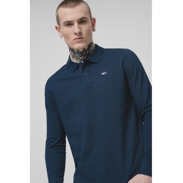 Bluza polo cu model uni