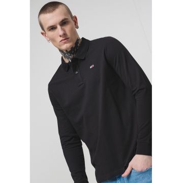 Bluza polo cu model uni