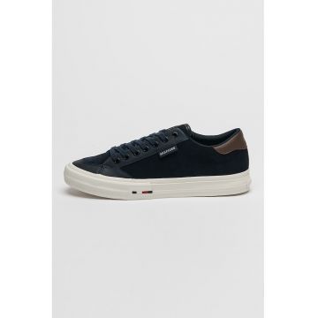 Pantofi sport low-cut din piele intoarsa