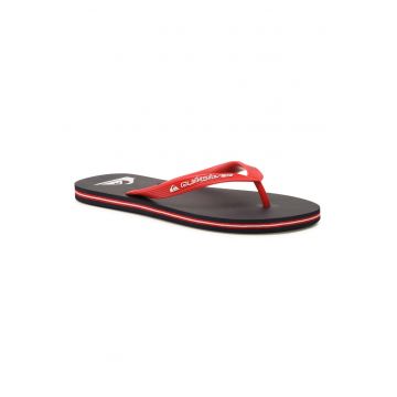 Papuci flip-flop barbati -  301929666 - Textil - Rosu -