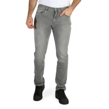 Blugi slim fit cu talie joasa