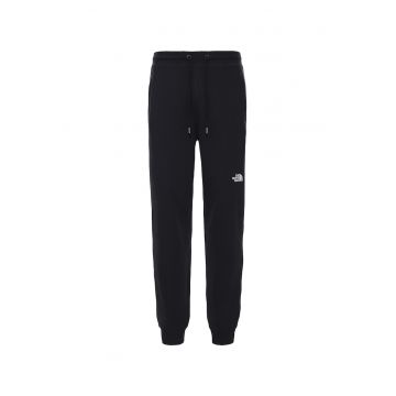 Pantaloni sport conici cu cordon in talie