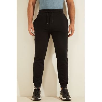 Pantaloni sport cu snur si buzunare laterale pentru fitness