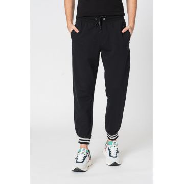 Pantaloni sport din amestec de bumbac cu snur de ajustare