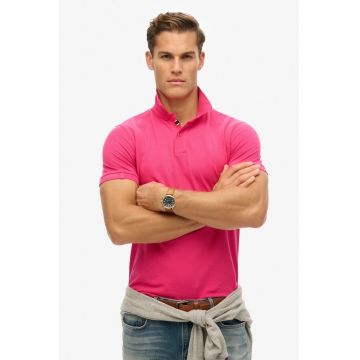 Tricou polo slim fit de bumbac