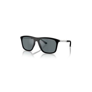 Emporio Armani ochelari de soare barbati, culoarea negru, 0EA4237