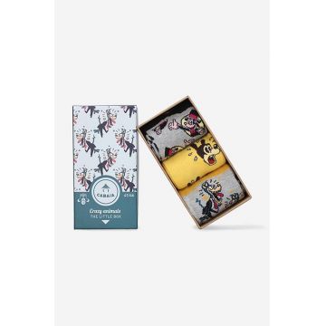 Cabaia sosete CRAZY ANIMALS 3-pack barbati