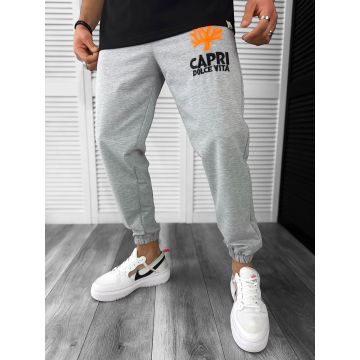 Pantaloni de trening cargo  bej   conici 12918  P20-4.1