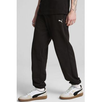 Pantaloni de trening din bumbac cu croiala relaxed-fit