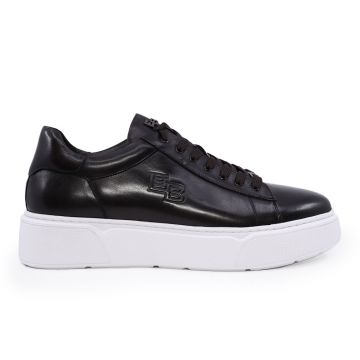 Sneakers ultra light bărbați Enzo Bertini negri din piele naturală 1099BP9210N