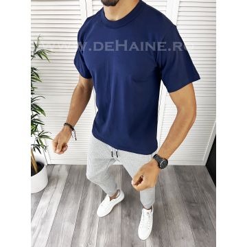 Tricou barbati bleumarin slim fit B6426  N1-6.1