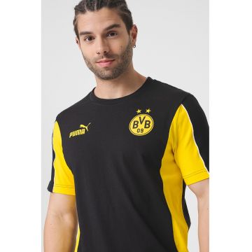 Tricou regular fit cu decolteu la baza gatului - din bumbac BVB