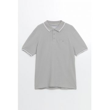 Tricou polo elastic