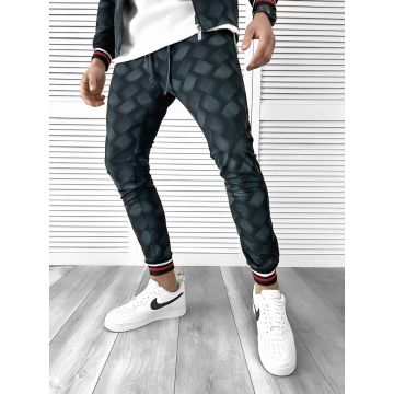 Pantaloni de trening  imprimeu  conici 10275 P18-4.1