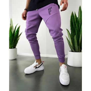 Pantaloni de trening  silon  mov  12616