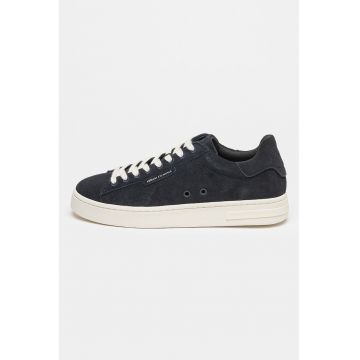 Pantofi sport low-cut de piele intoarsa