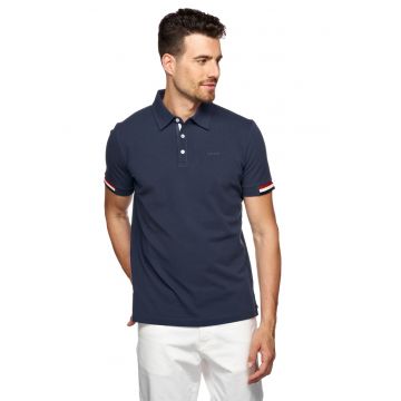 Tricou polo cu logo brodat