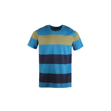 Tricou regular fit cu model in dungi Jaggy