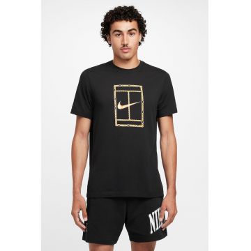 Tricou cu imprimeu logo - pentru tenis