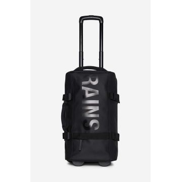 Rains valiză Travel Bag Small culoarea negru