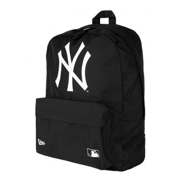 Rucsac unisex cu buzunar frontal Mlb Stadium - Negru - Alb - 36548