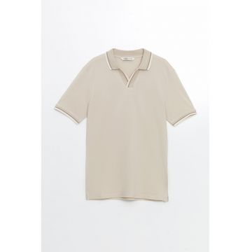 Tricou polo cu model uni