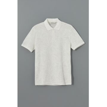 Tricou polo cu model uni