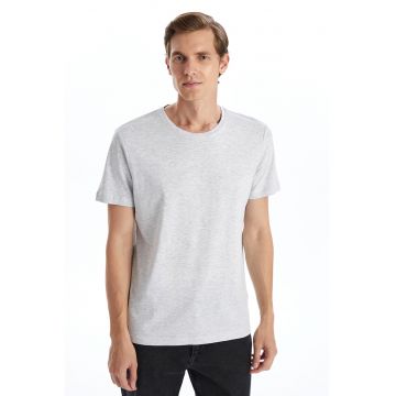 Tricou regular fit din amestec de bumbac cu decolteu rotund