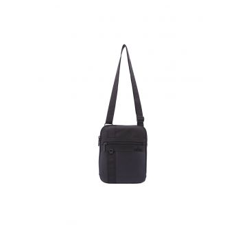 Geanta crossbody cu buzunare cu fermoar