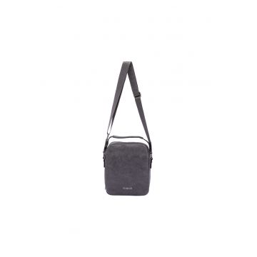 Geanta crossbody de piele ecologica cu maner fix