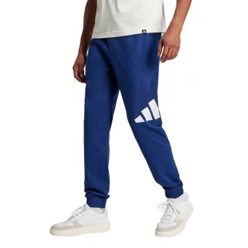 Pantaloni de trening din amestec de bumbac cu imprimeu logo