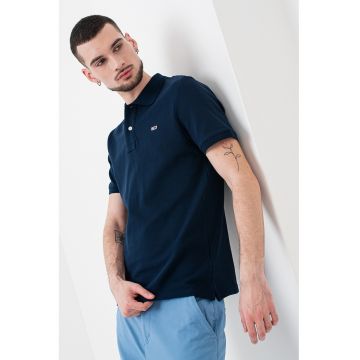 Tricou polo din bumbac cu croiala regualr-fit