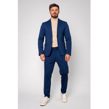 Costum sacou si pantalon lung Navy 14291