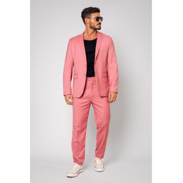 Costum sacou si pantalon lung Rose 12508