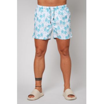 Pantaloni scurt de baie Fish White 12776