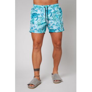 Pantaloni scurt de baie Turtle Blue/Green 12782