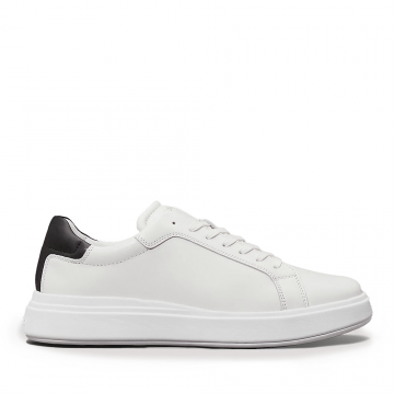 Sneakers bărbați CK Calvin Klein albi din piele 2379BP1016A