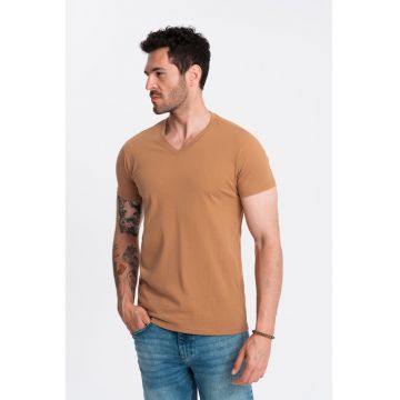 Tricou cu decolteu in V