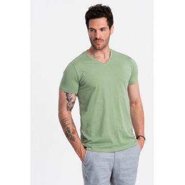 Tricou cu decolteu in V