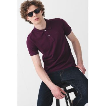 Tricou polo cu model uni