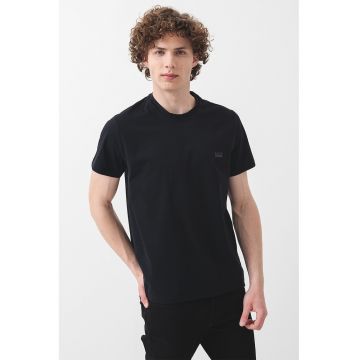 Tricou regular fit cu logo