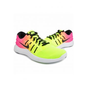 Pantofi sport  Lunarstelos pentru barbati - verde neon/roz