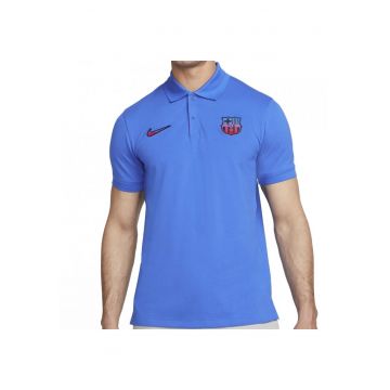 Tricou  FC Barcelona 22/23 Polo pentru barbati - albastru