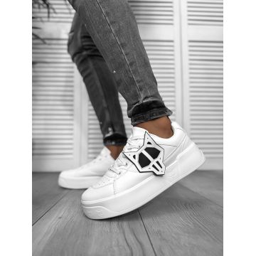 Adidasi barbati casual albi 080 Adidasi barbati casual albi 080