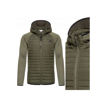Jacheta Barbati - Jack&Jones - Jcomulti Jacket Cu Umplutura - Croi Normal - Fermuar - 2 Buzunare - 100% Poliester - Verde - 1 Bucata Jacheta Barbati - Jack&Jones - Jcomulti Jacket Cu Umplutura - Croi Normal - Fermuar - 2 Buzunare - 100% Poliester - Verde - 1 Bucata