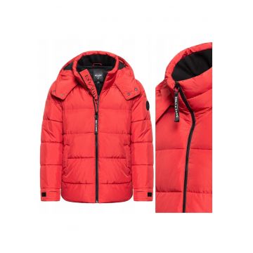 Jacheta De Iarna - Onsgrant Puffa Jacket - Croiala Normala - Fermoar - Rosu - 2 Buzunare - Rosu Jacheta De Iarna - Onsgrant Puffa Jacket - Croiala Normala - Fermoar - Rosu - 2 Buzunare - Rosu